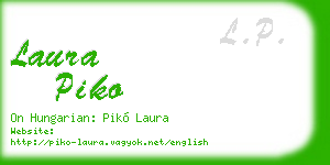 laura piko business card